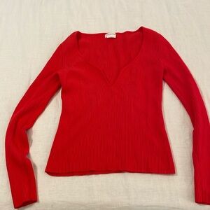 LOVERS + FRIENDS Darren Red Sweater